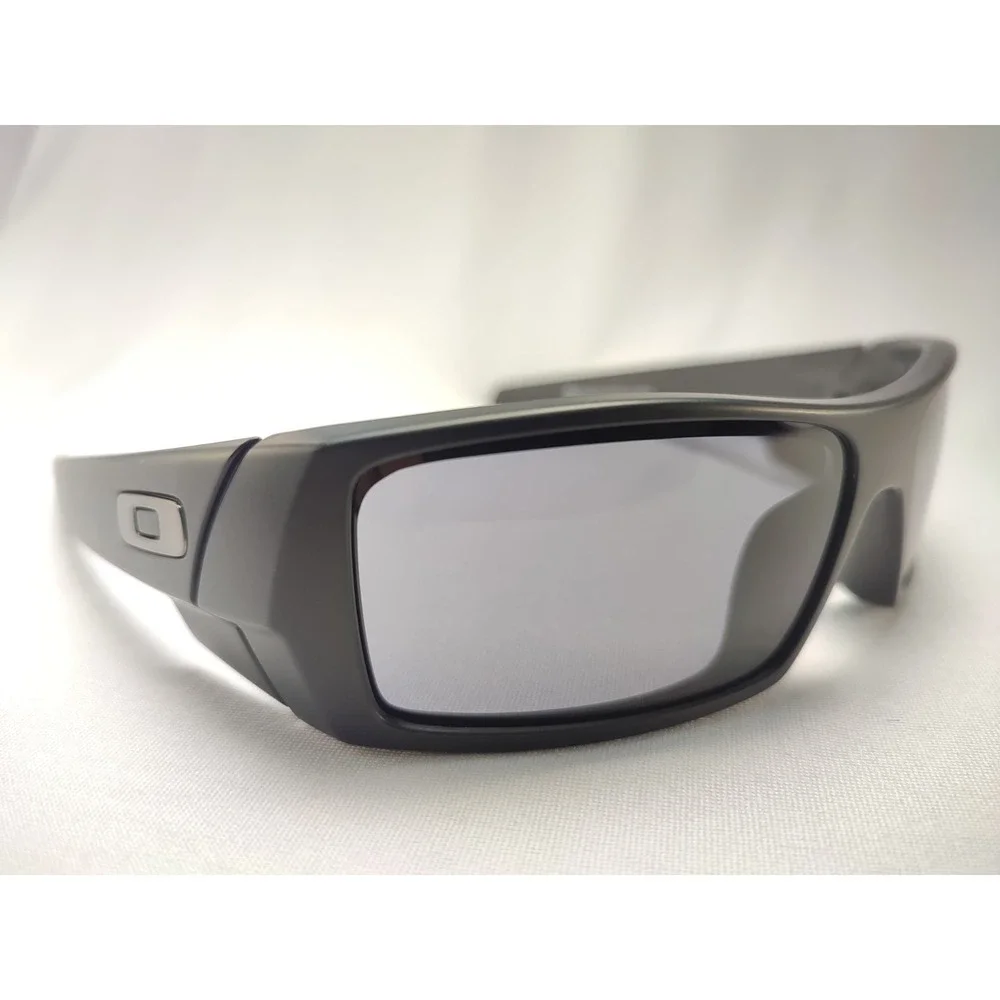 Oakley Gascan OO9014-03-473 Matte Black Grey Sunglasses USA Made Mens Wrap